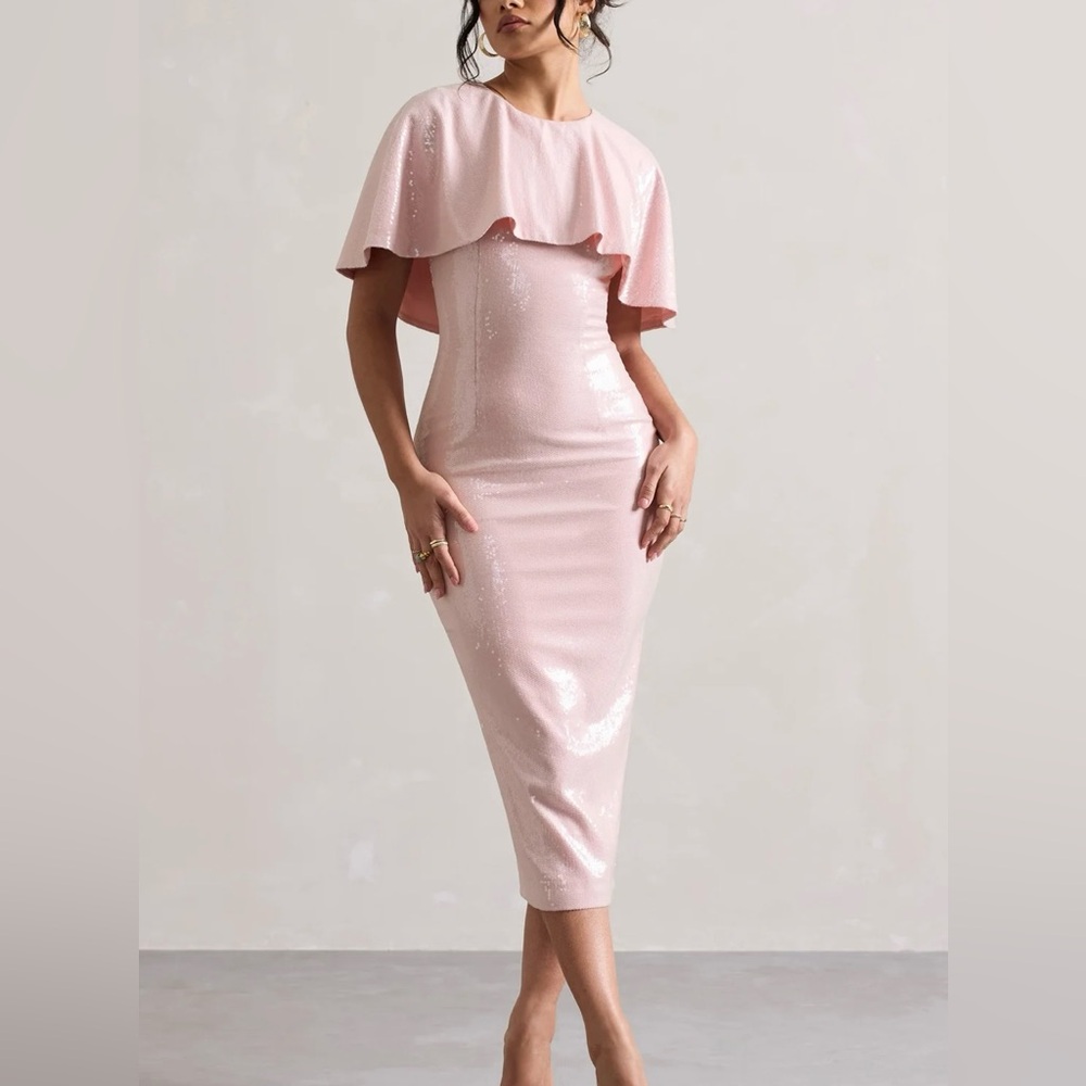 Pink Sequin Dress